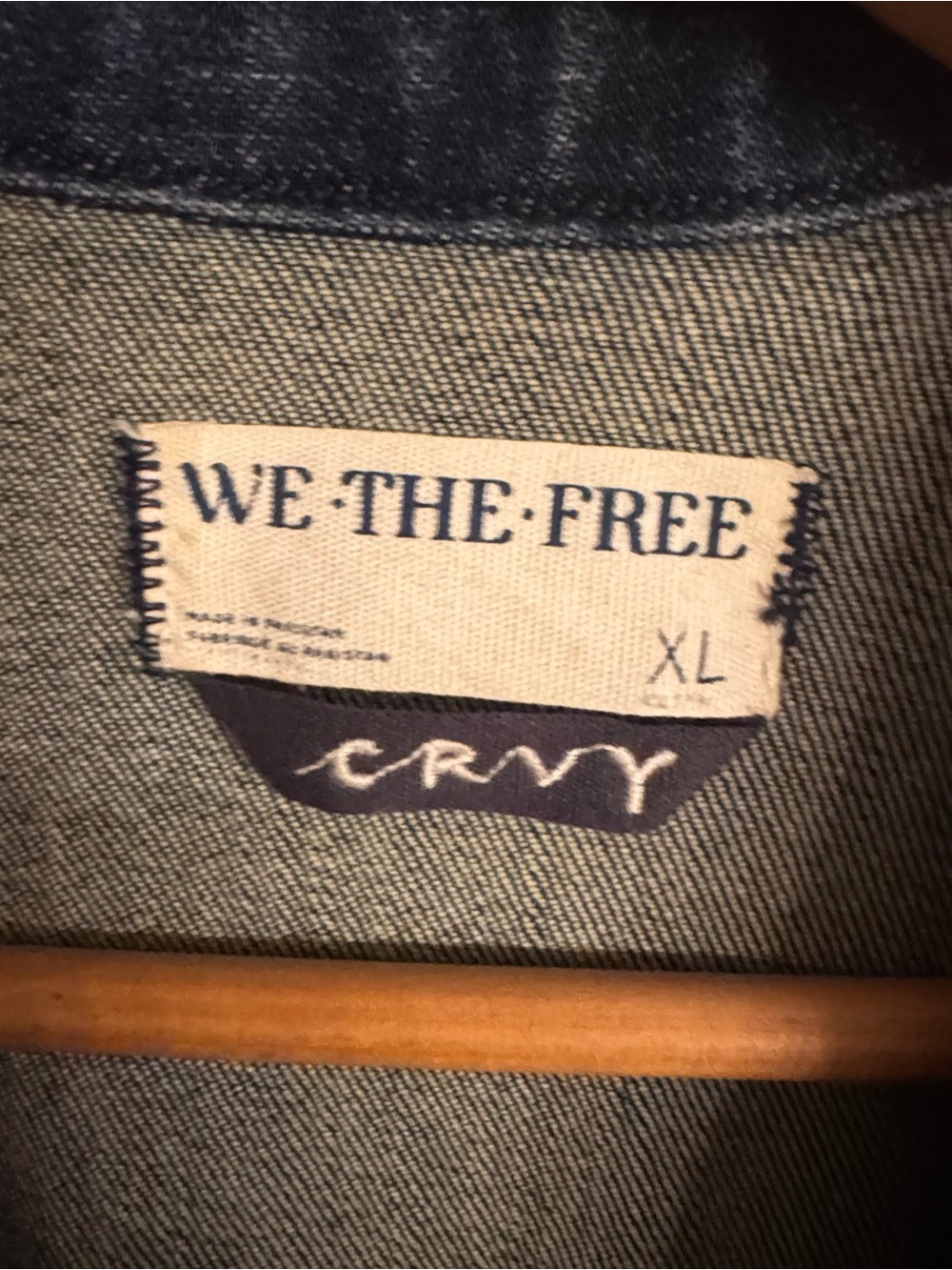 FREE PEOPLE CRVY Ring The Alarm Denim Jumpsuit‎ - Picture 6 of 7